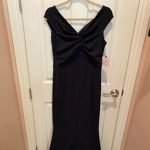 NWT Katie May Navy Blue Formal Dress - Picture 4 of 8